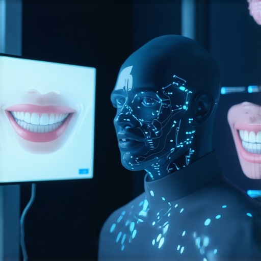 Modern dental clinic utilizing artificial intelligence for personalized smile planning