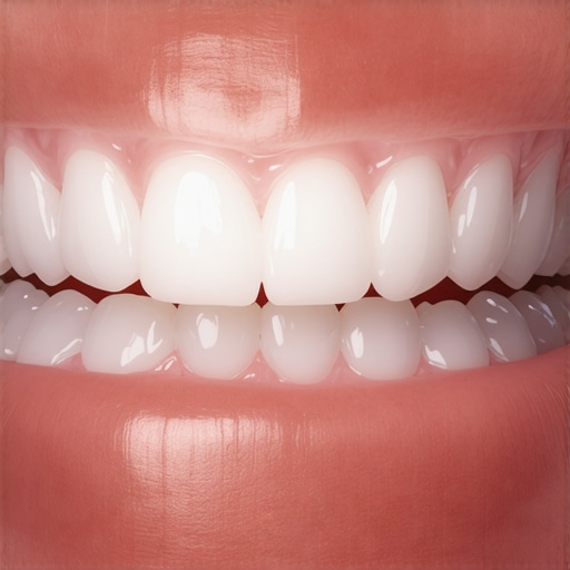 Digital illustration of a smile showcasing veneers and Invisalign with force analysis.