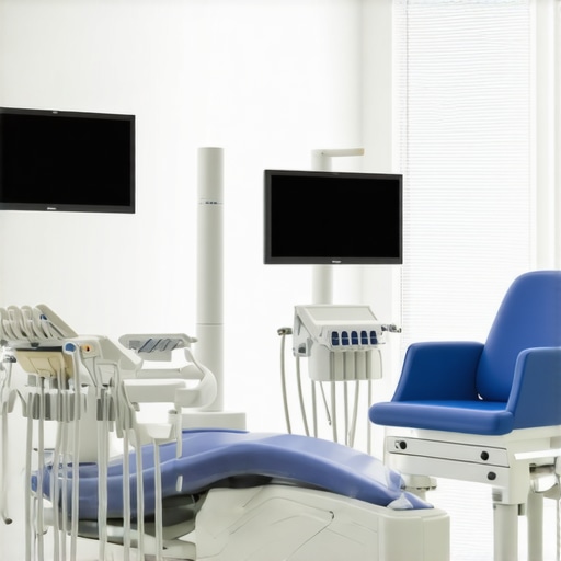 Futuristic Family Dental Clinic with Digital Technology Family dental clinic with digital tools and biomimetic restorations