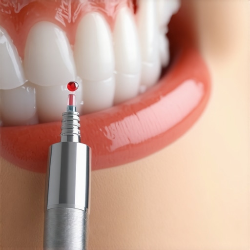 Teeth whitening clinic showcasing laser and nanotechnology tools