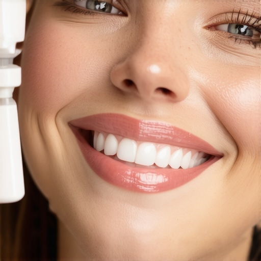 Dentist working on digital smile design with AI interface