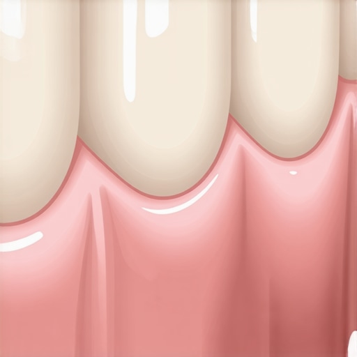Detailed view of ceramic veneer bonding with surface preparation and adhesive application