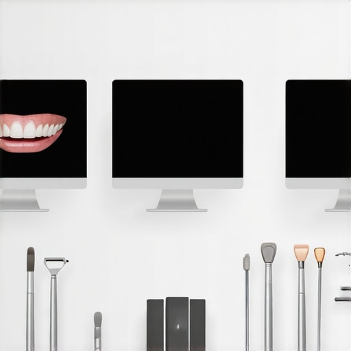 Dental professionals using digital tools for smile planning and functional integration