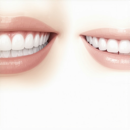 Digital Smile Design Interface Screenshot of digital smile design software showing orthodontic and veneer planning