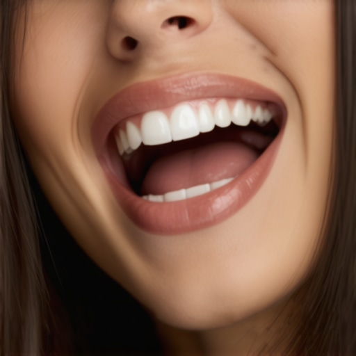 Dentist working on a digital smile design on a computer screen