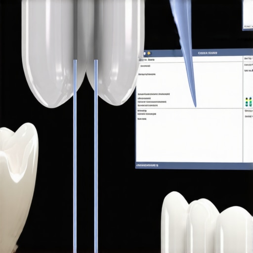 Dentist using digital tools for veneer fabrication and smile design.