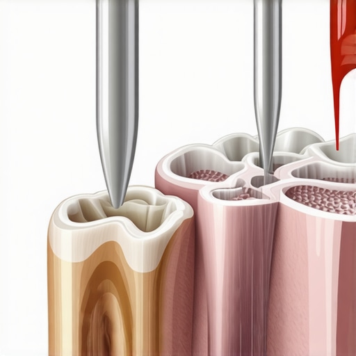 Infographic showing composition and benefits of nanohybrid composites and bioactive glass