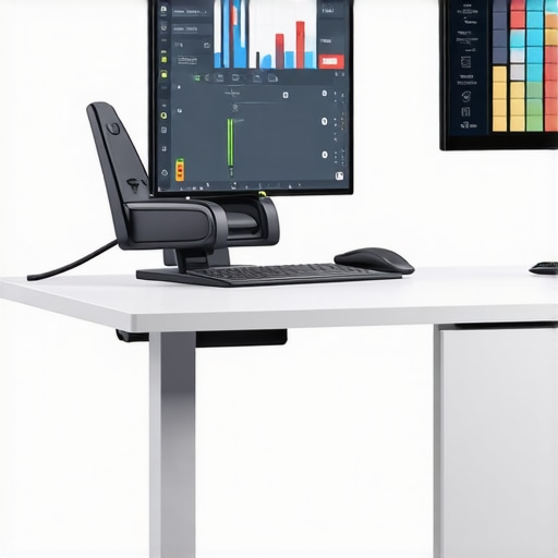 Modern Family Dental Clinic with Digital Technology A contemporary dental clinic with digital equipment and engaged patients