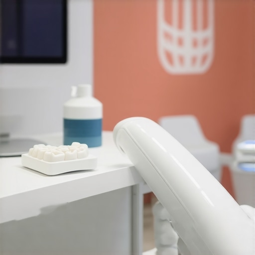 Dental professional using digital tools for smile design and Invisalign planning