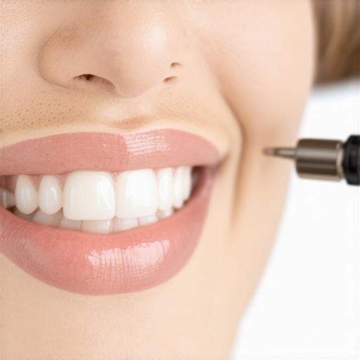 Futuristic dental clinic with advanced digital tools for smile makeovers