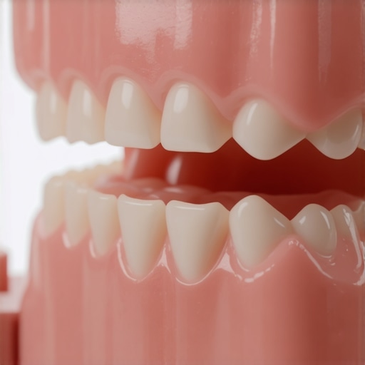 Close-up of a dental technician assembling a 3D-printed crown