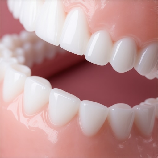 A ultrasonic dental cleaner in action sanitizing nanomaterial-enhanced Invisalign aligners