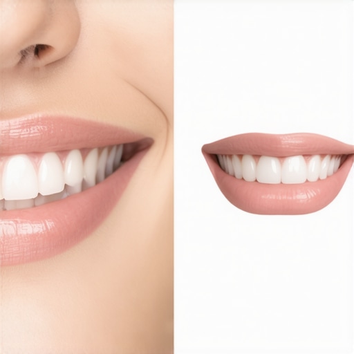 Screenshot of digital smile design software displaying smile makeover options