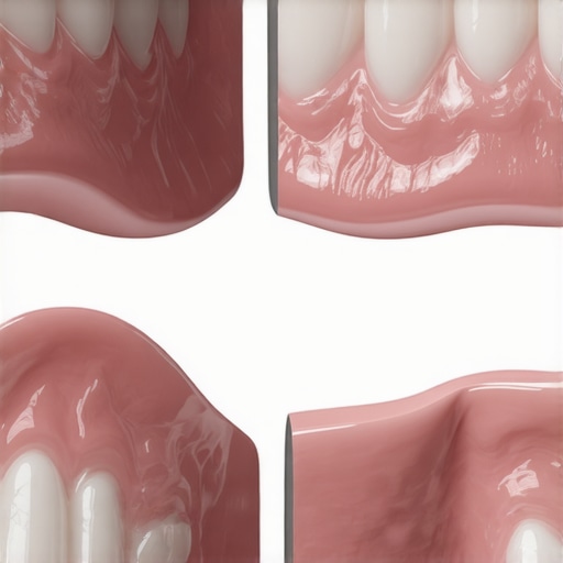 Close-up of layered porcelain ceramics tailored for aesthetic dental restorations.