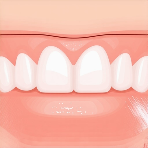 Advanced Digital Smile Design Interface A professional dentist observing a 3D digital smile model with soft tissue overlay on a computer screen.