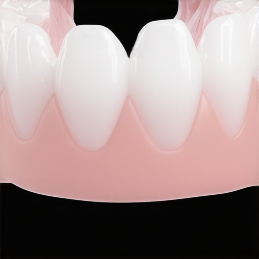 Futuristic orthodontic retainer equipped with sensors and digital interface for real-time monitoring