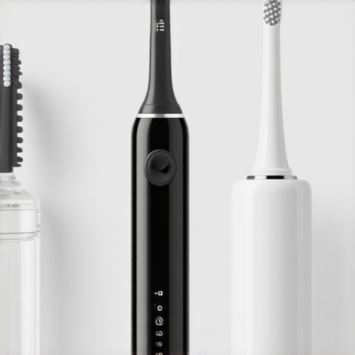 Electric toothbrush and water flosser for oral hygiene