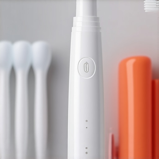 Effective Dental Cleaning Techniques A modern electric toothbrush and dental tools on a countertop
