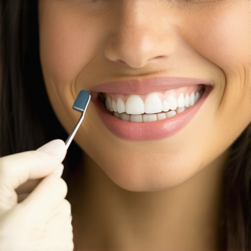 Dentist discussing smile improvement options with patient