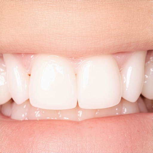 Close-up of a bright, natural smile with healthy teeth