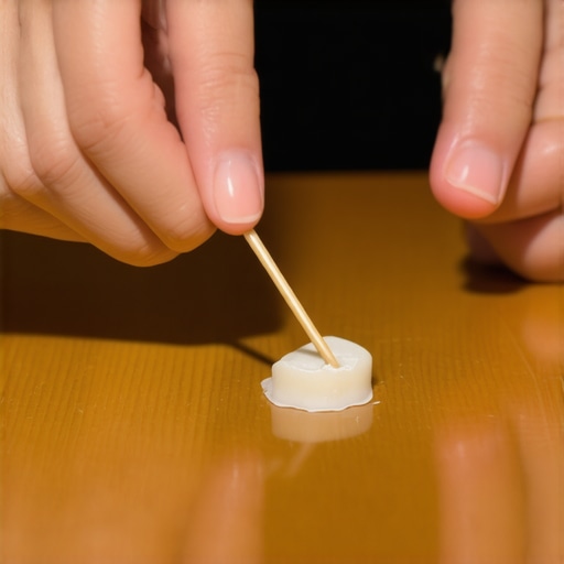 How to fix a snagged gum from a sharp piece of food