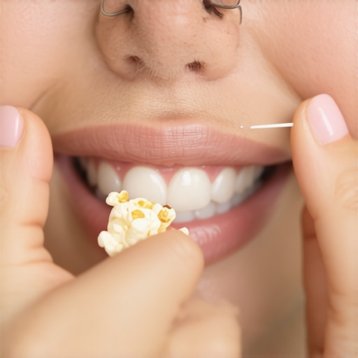 How to get an annoying popcorn kernel out of your gums without hurting yourself