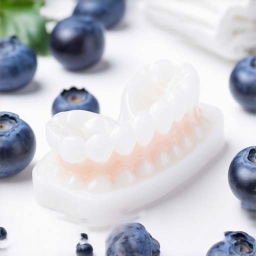 How to get blueberry stains off your clear aligners