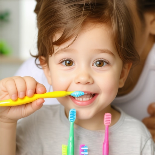 How to stop your toddler from biting the toothbrush every time you brush