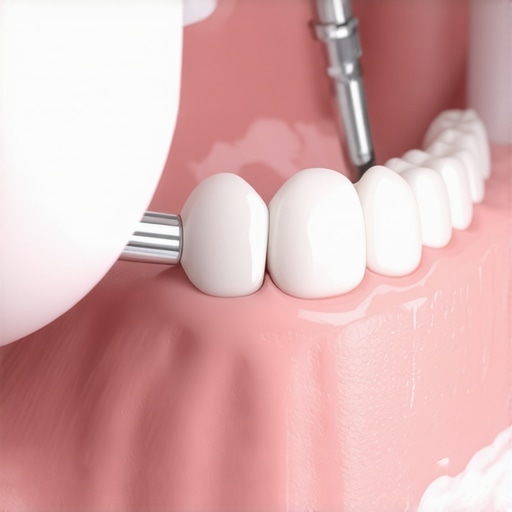 Advanced intraoral dental scanner capturing detailed images of teeth for maintenance