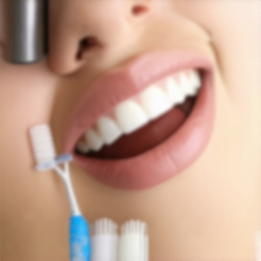 Person cleaning dental tools with water flosser and whitening trays