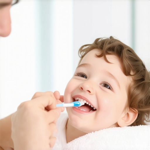 The trick to cleaning the plaque off your child's wiggly tooth