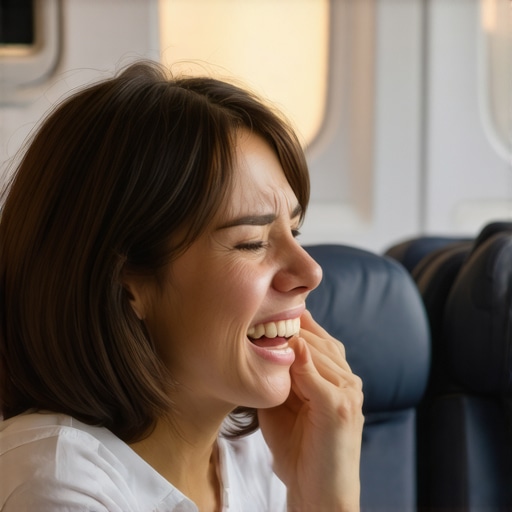 How to manage a toothache when you are stuck on a plane