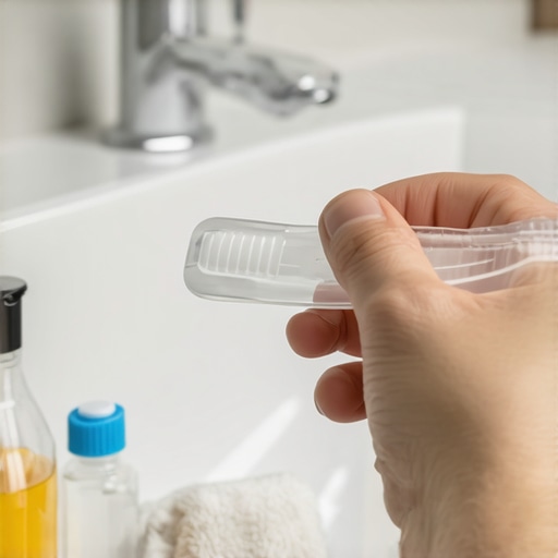 How to properly clean a night guard to prevent bacterial buildup