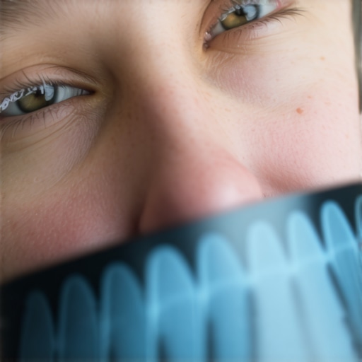 Teen orthodontic consultation with Invisalign Teen undergoing orthodontic assessment with aligners and X-ray imaging