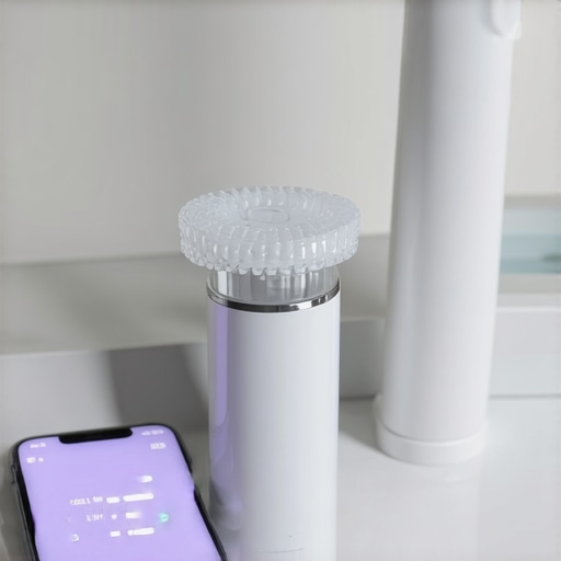 Advanced Home Dental Maintenance Tools Ultrasonic cleaner and dental technology for maintaining aligners and veneers at home.