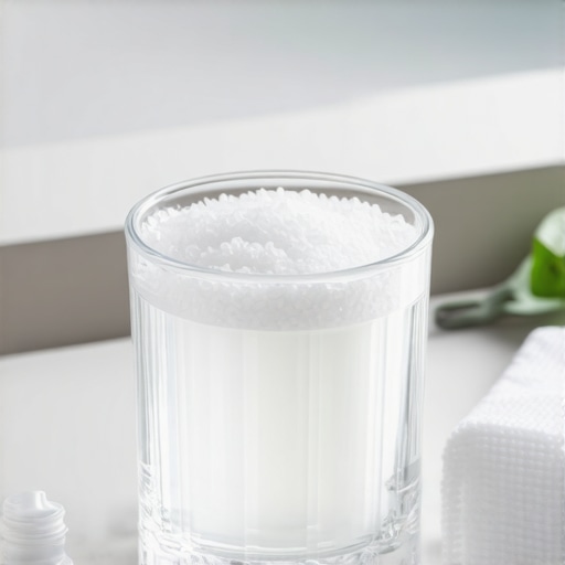 Gentle post-op dental cleaning supplies Salt water and dental care items for implant recovery