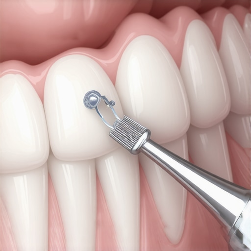 How to clean plaque off a permanent retainer wire