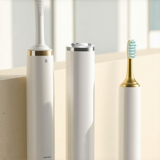 A collection of professional dental hygiene tools for home maintenance.