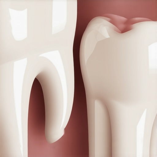 Natural Texture on Dental Veneers Close-up of dental veneers with realistic surface texture and light scattering properties.