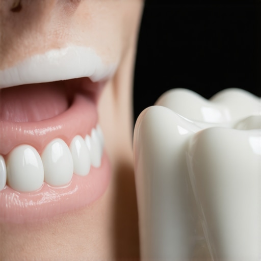 Professional Teeth Whitening vs. Dental Bonding A dental comparison showing how whitening gels interact differently with natural enamel and synthetic dental bonding.