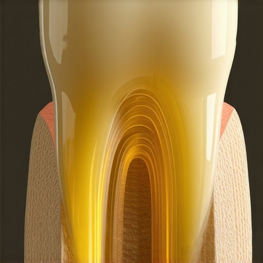 The Nuance of Tooth Translucency and Enamel A detailed dental model illustrating how dentin affects tooth color and translucency.