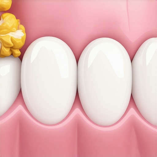 The Quickest Way to Get a Stuck Piece of Popcorn Out of Your Gums