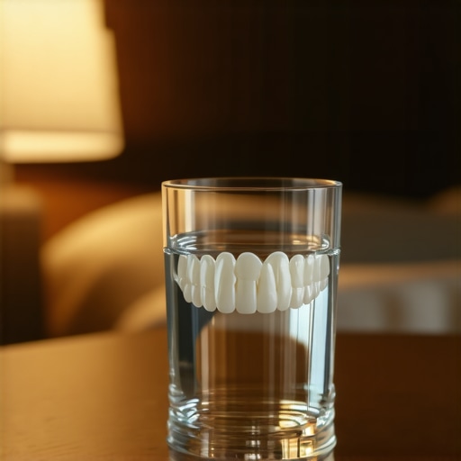 The best way to store your dentures overnight without them drying out