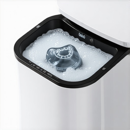 Ultrasonic Dental Cleaner for Aligner Maintenance High-tech ultrasonic cleaner for dental retainers and Invisalign trays
