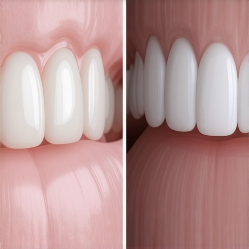 Comparison of natural vs artificial veneer shades