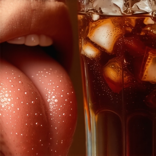 Why your tongue feels furry after drinking soda